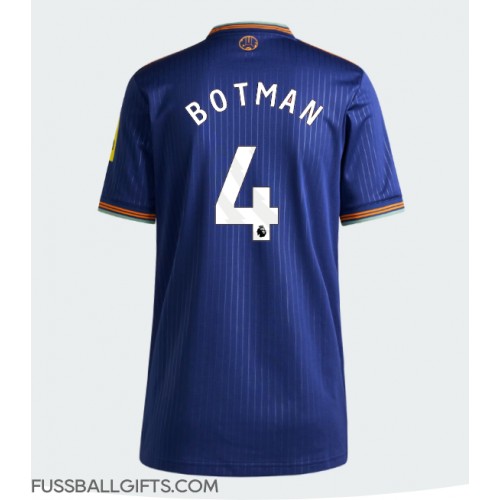 Newcastle United Sven Botman #4 Fußballbekleidung 3rd trikot Damen 2025-26 Kurzarm